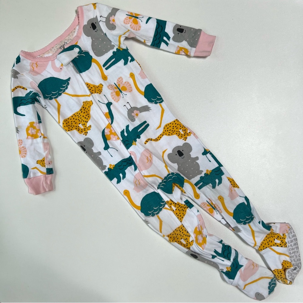 Carter’s Animals Sleep n’ Play Bodysuit 12 Months